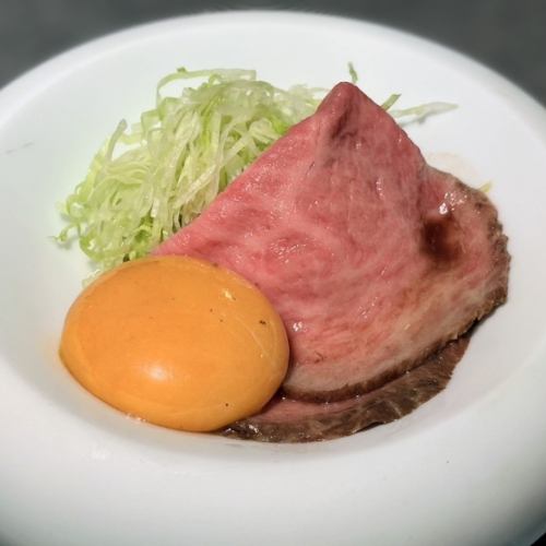 黒毛和牛のローストビーフすき焼き風