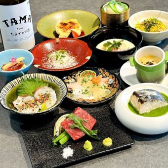 sara博多小皿コース～ 刺身から肉料理、ご飯もの、デザートまで揃うスタンダードコース～
