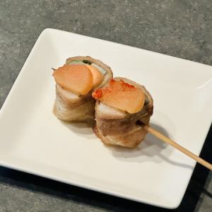 ≪博多野菜巻き串≫長芋 大葉めんたいクリーム