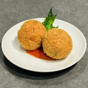 2種のチーズinアランチーニ