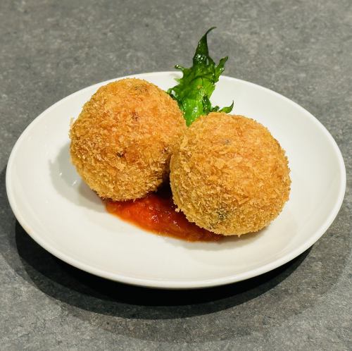 2種のチーズinアランチーニ