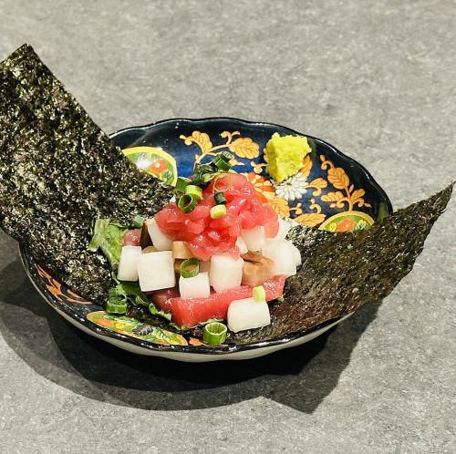 いぶりがっこ de　トロたく (1皿）