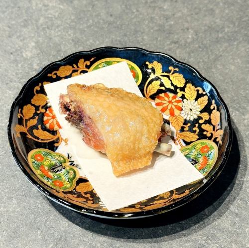 一夜干し 鶏手羽のから揚げ