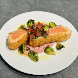 サーモンレアカツ