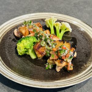 天草大王 炭火焼　ハーブビネガーソース