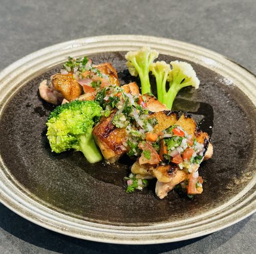 天草大王 炭火焼　ハーブビネガーソース