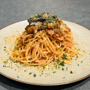 焼鯖カレティエッラ スパゲティー