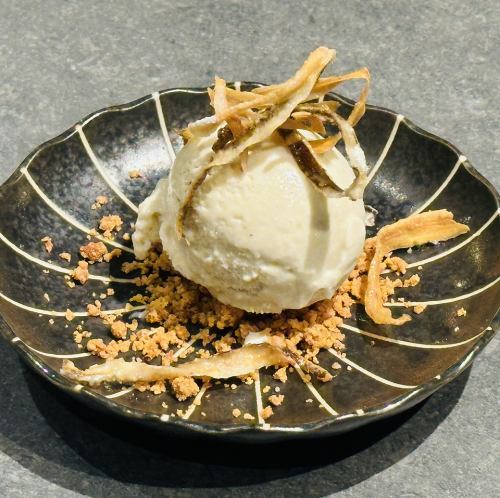 ふきのとうのアイスクリーム