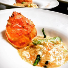 ずわい蟹のかに玉、エビのあんかけ