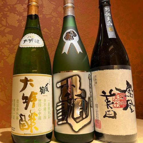 日本酒の品揃えが豊富