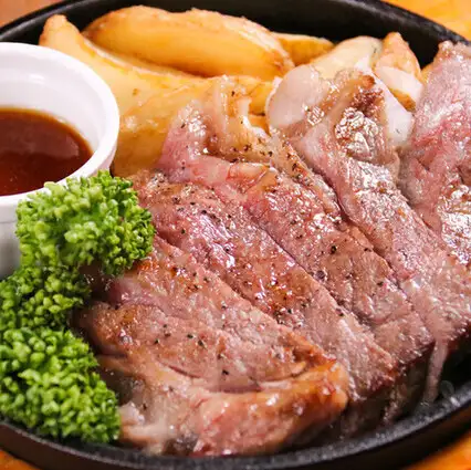 명물 사가리 스테이크◎