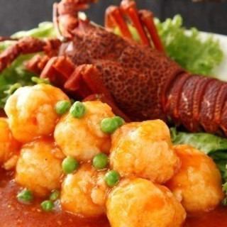 【3時間飲み放付き15000円コース】フカヒレ姿煮・北京ダックキャビア添え・アワビと野菜炒めなど