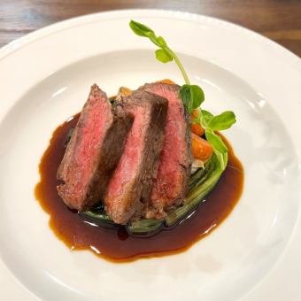 (Dinner Menu)【コース湖】メイン～所沢牛ローストなど全6品　お一人様6380円(税込)