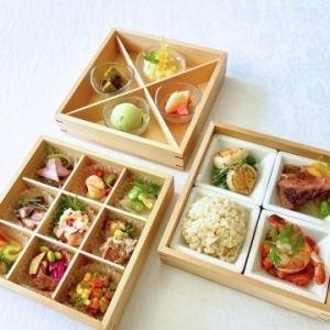 [Reservation required at least one week in advance] Jubako lunch