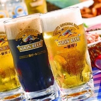 生ビールやカクテル等のドリンクも充実★ソフトドリンクも◎