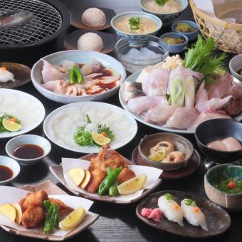 [Daiten/Kaimi + 120 minutes all-you-can-drink] 10 luxurious dishes including extra large tetchiri, whitefish milt, and pufferfish sushi