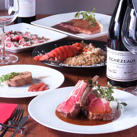 記念日・誕生日コース◇乾杯スパークリング＆デザートプレート付◎オマール海老&牛ヒレソテー