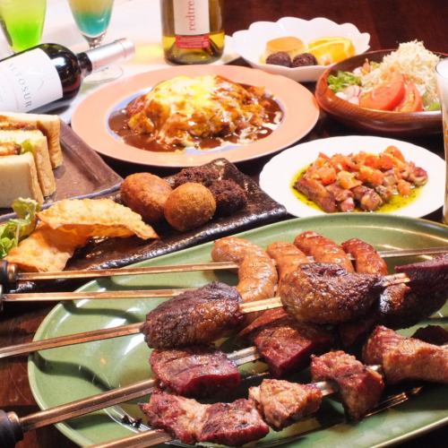 [With all you can drink] Churrasco all-you-can-eat + 6 courses