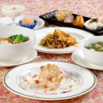 [時令午餐套餐] ◆精緻◆6道菜！2人以上3000日圓（含稅）