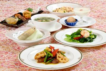 时令套餐【葵】 ◆太棒了！！享受正宗的中国菜◆ 7道菜 4,500日元（含税）