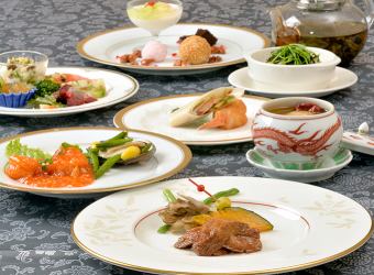 【仅限HP】清蒸鱼翅汤等优质食材的松岛套餐和无限畅饮方案2人含税11,000日元