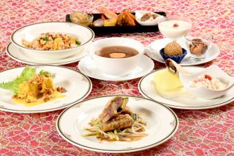時令套餐【櫸木】◆奢華！ ！享受正宗中華料理◆7道菜6000日元