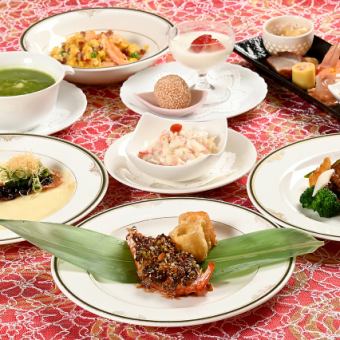 季節のコース【けやき】　◆豪華!!本格中華を堪能◆　料理7品6000円