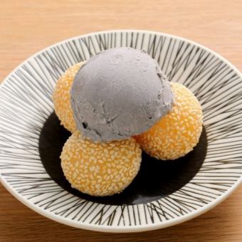 芝麻饺子冰淇淋