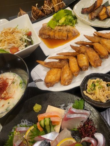 《店長オススメ！季節のよかたいコース》【2H飲み放題付】季節4500円コース◆全8品4500円(税込)