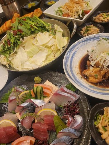 《よかたい贅沢もつ鍋コース》【2H飲み放題付】博多5000円コース◆全8品5000円(税込)