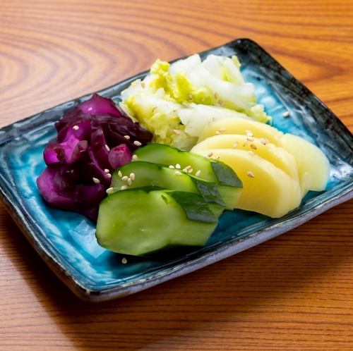 漬け物の盛り合わせ