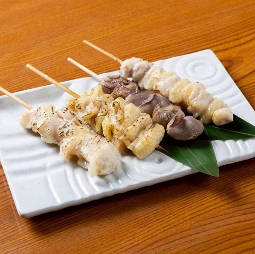 焼き鳥盛り合わせ5種