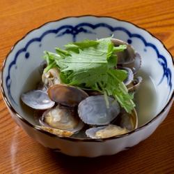 あさり酒蒸し