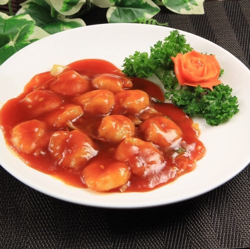 エビのチリソース炒め/エビのマヨネーズ和え