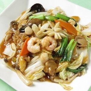 五目あんかけ焼きそば