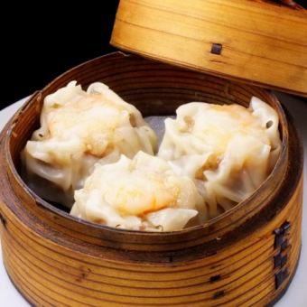 海老のせ豚肉焼売３個/上海小籠包３個