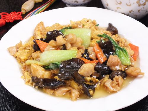 豚肉・木耳・玉子炒め弁当(ランチタイム限定)