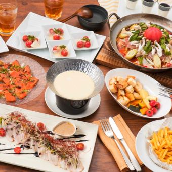 «One boasted cheese fondue is all you can eat» Buffet × fondue plan