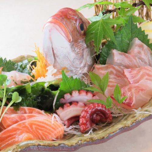 Fresh Setouchi fresh fish sashimi platter