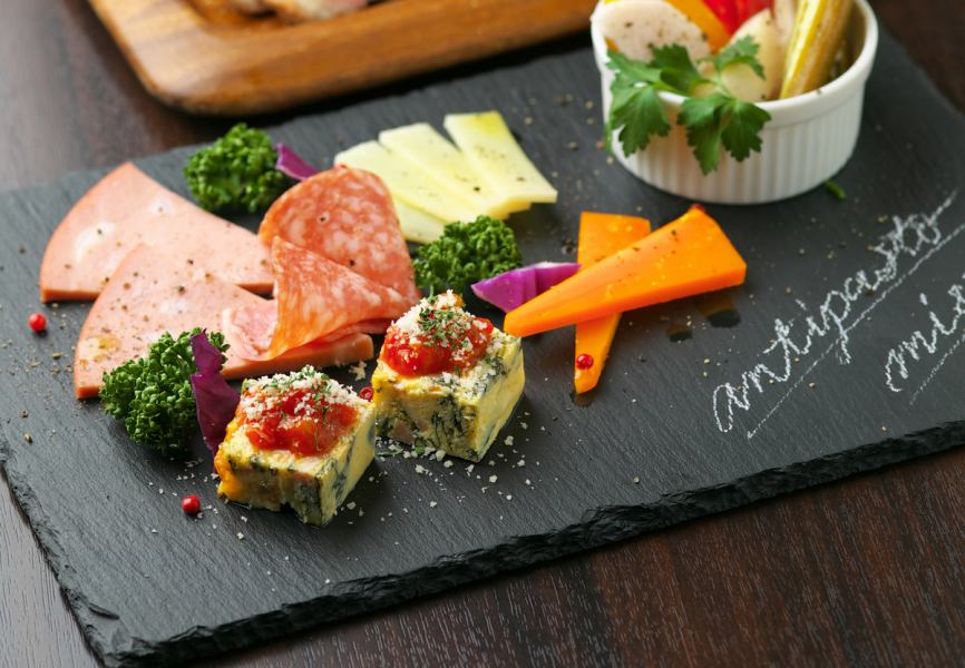 Assortment of 4 kinds of SYNC appetizers [SYNC plate]