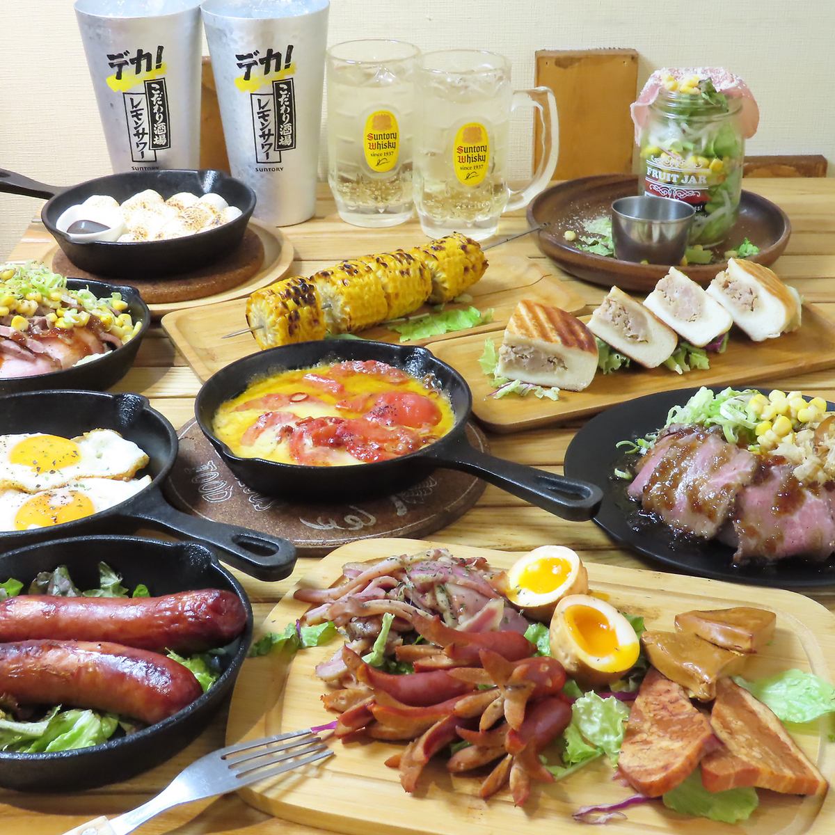 Rain or shine! Indoor camping plan with 3 hours of all-you-can-eat and drink for just 3,980 yen!