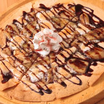 楓糖起司披薩/巧克力香蕉披薩