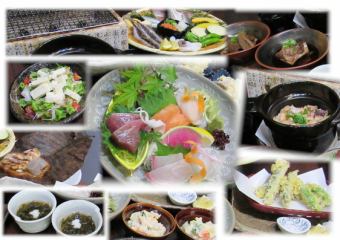 季節食材を盛り込んだ『新緑の若葉コース』