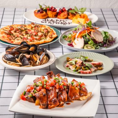 ◆Hot Pepper Gourmet Exclusive◆ All-you-can-drink ladies' party course 4,950 yen (tax included)