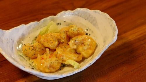 큰 곡물! 새우 마요