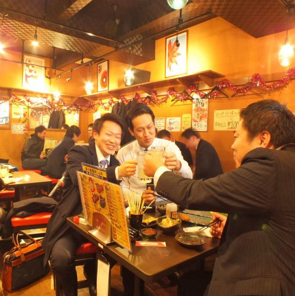 【Seats for various banquets ☆ Shima-za】 In the back is a comfortable fully-private room izakaya seat ◎ Up to 9 people OK So it's ideal for banquets! Reservation as soon as possible