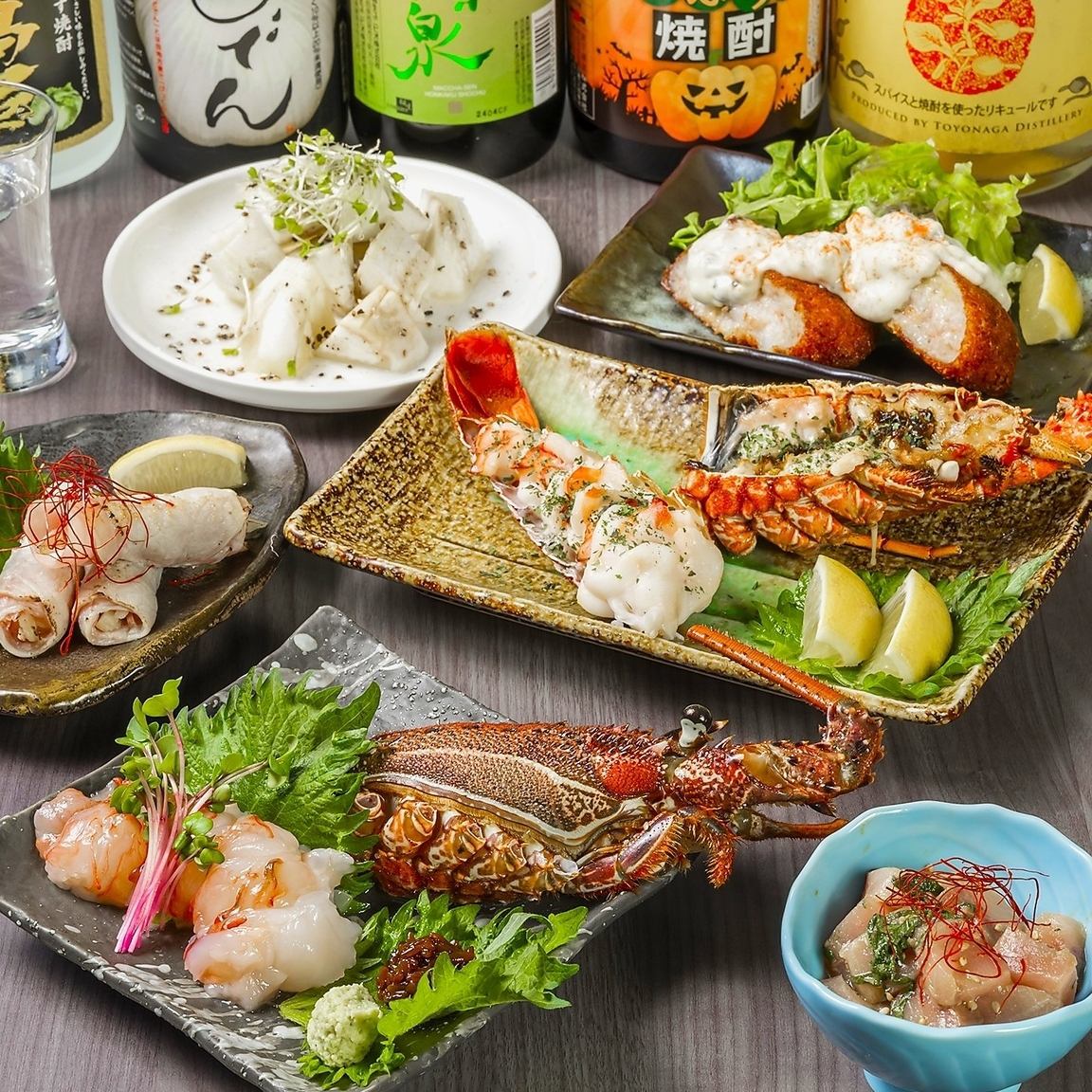 お得な新鮮な伊勢海老をはじめ、ぶりのしゃぶしゃぶなどの絶品料理を当店で♪