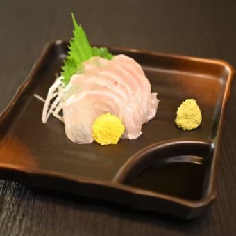 鯛のお造り/はまちのお造り　各