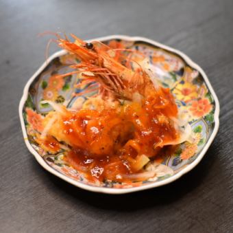鉄板！麻婆豆腐/有頭海老チリ　各