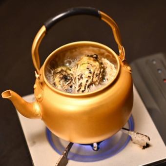 Kettle-roasted oyster set